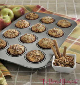 Applesauce Pecan Muffins