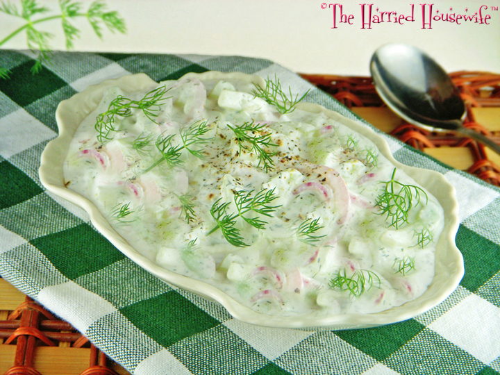 Creamy Dilled Cucumber Salad