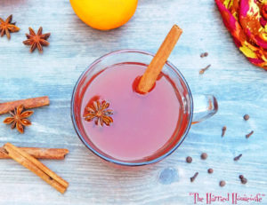 Warm Spiced Cranberry Cocktails