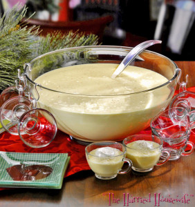 Spiked Eggnog Punch