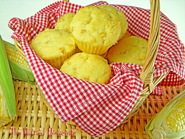Easy Whole Kernel Corn Bread Muffins