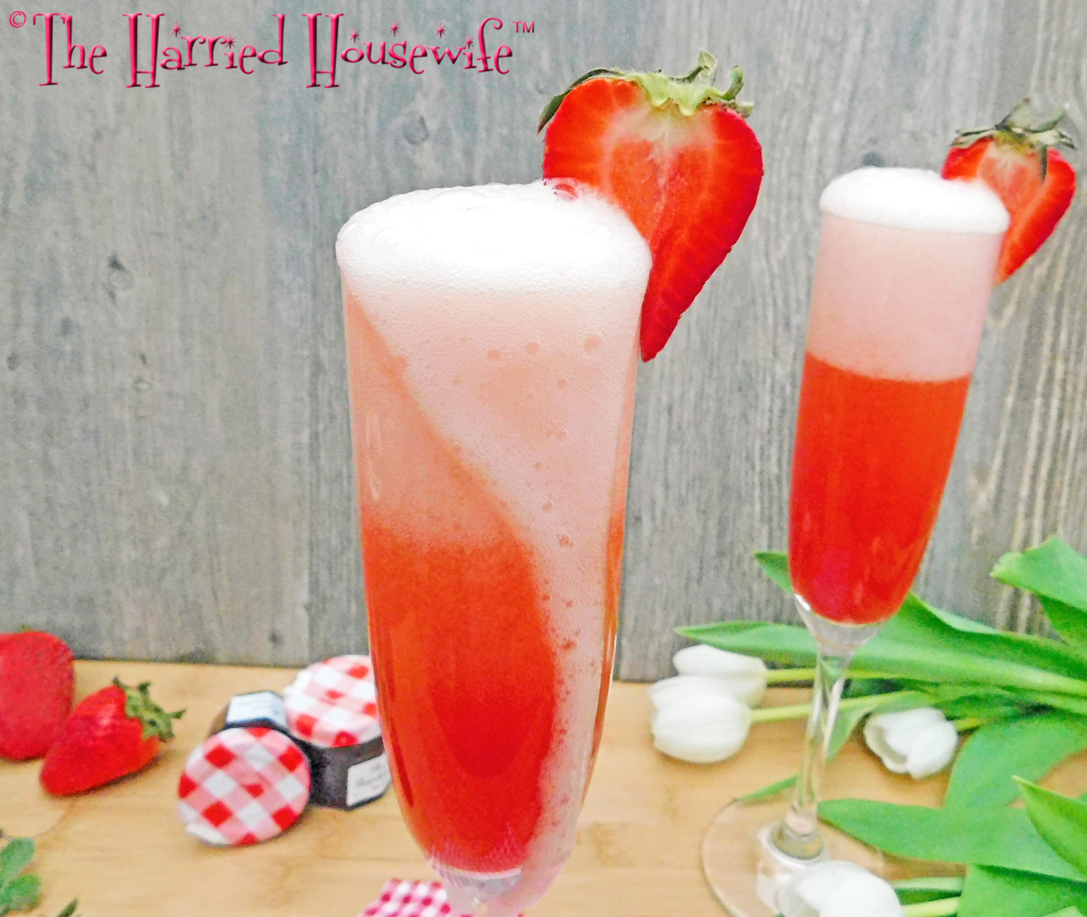 Strawberry Jammer Cocktails