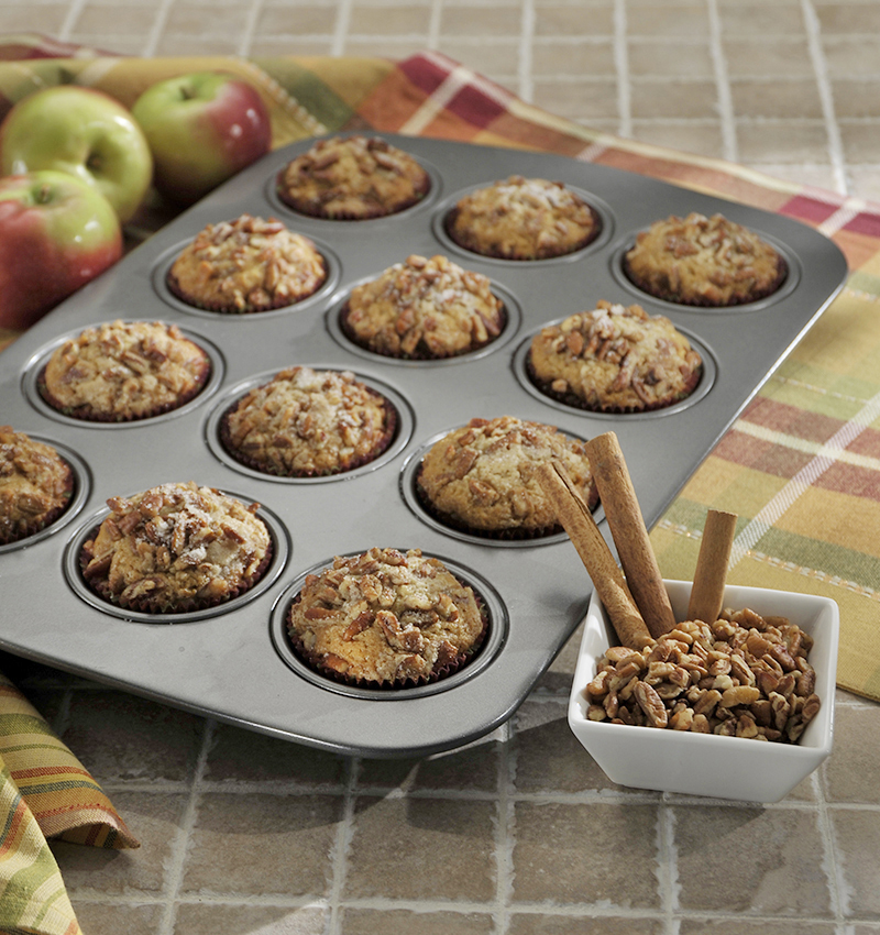 Applesauce Pecan Muffins